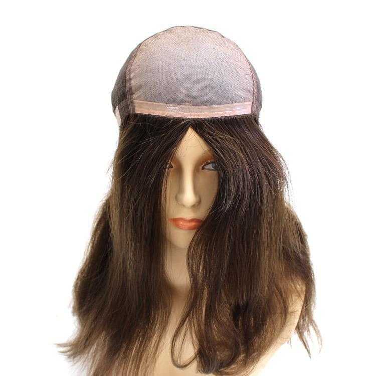 105SL Amber SL Mono Top Human Hair Wig - Image 44