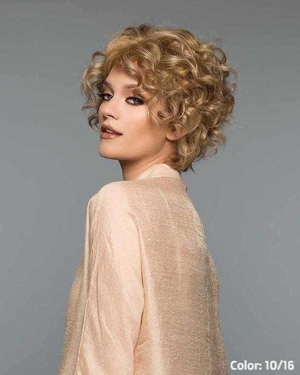 114 Sunny II H/T Mono Top, Hand-Tied Short Human Hair Wig  by WIGPRO - Image 2