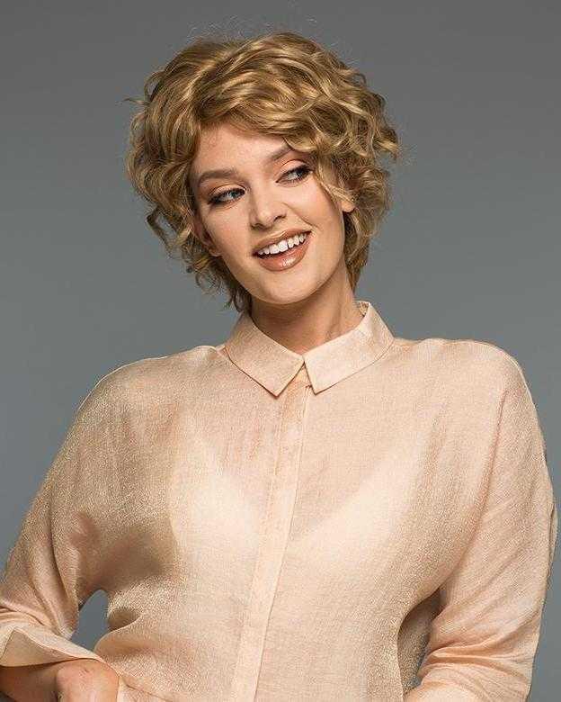 114 Sunny II H/T Mono Top, Hand-Tied Short Human Hair Wig  by WIGPRO - Image 3