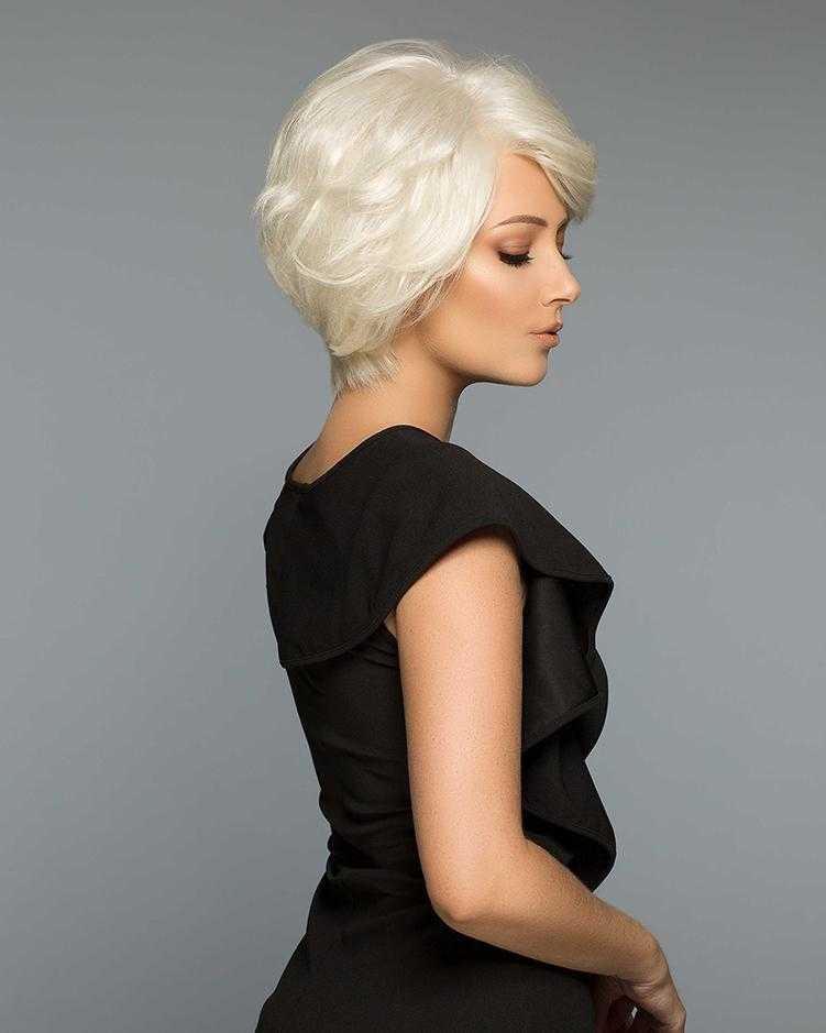 114 Sunny II H/T Mono Top, Hand-Tied Short Human Hair Wig  by WIGPRO - Image 6