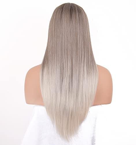 12 inch Light Brown Loose Curly Lace Front Wig with Middle Part - Image 105