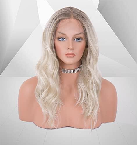 12 inch Light Brown Loose Curly Lace Front Wig with Middle Part - Image 151