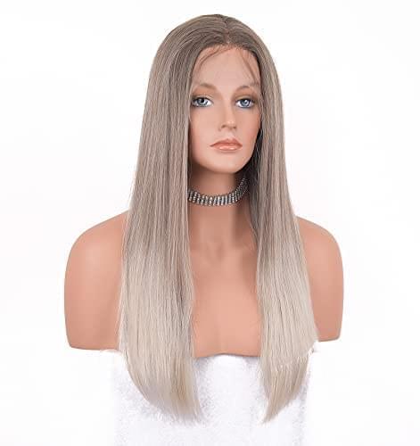 12 inch Light Brown Loose Curly Lace Front Wig with Middle Part - Image 16
