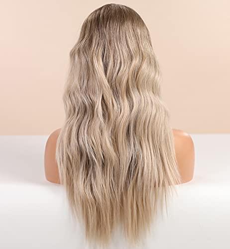 12 inch Light Brown Loose Curly Lace Front Wig with Middle Part - Image 17