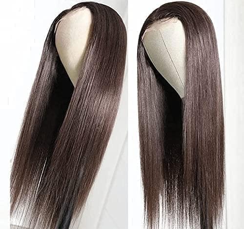 12 inch Light Brown Loose Curly Lace Front Wig with Middle Part - Image 67