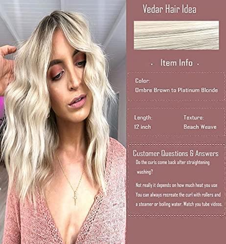 12 inch Light Brown Loose Curly Lace Front Wig with Middle Part - Image 77