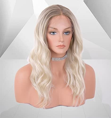 12 inch Light Brown Loose Curly Lace Front Wig with Middle Part - Image 83