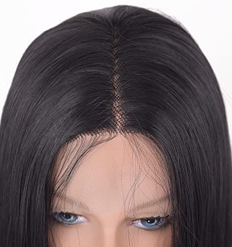 12 inch Light Brown Loose Curly Lace Front Wig with Middle Part - Image 96