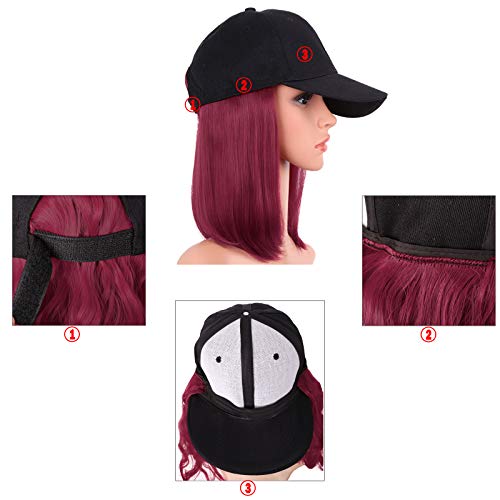 Baseball Hat Wig 12 inch - Image 11