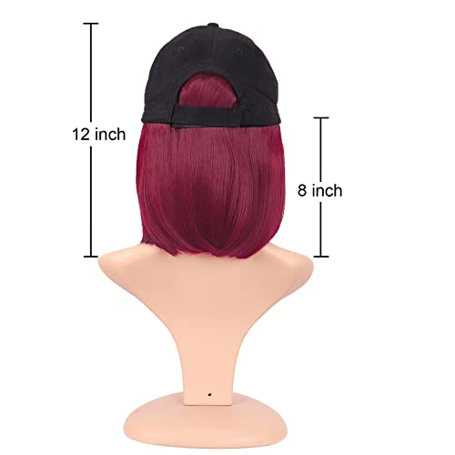 Baseball Hat Wig 12 inch - Image 12