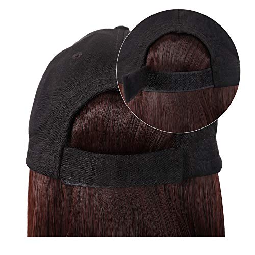 Baseball Hat Wig 12 inch - Image 5