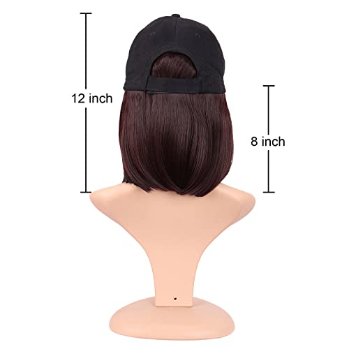 Baseball Hat Wig 12 inch - Image 6