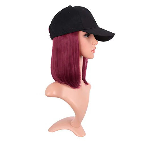 Baseball Hat Wig 12 inch - Image 8