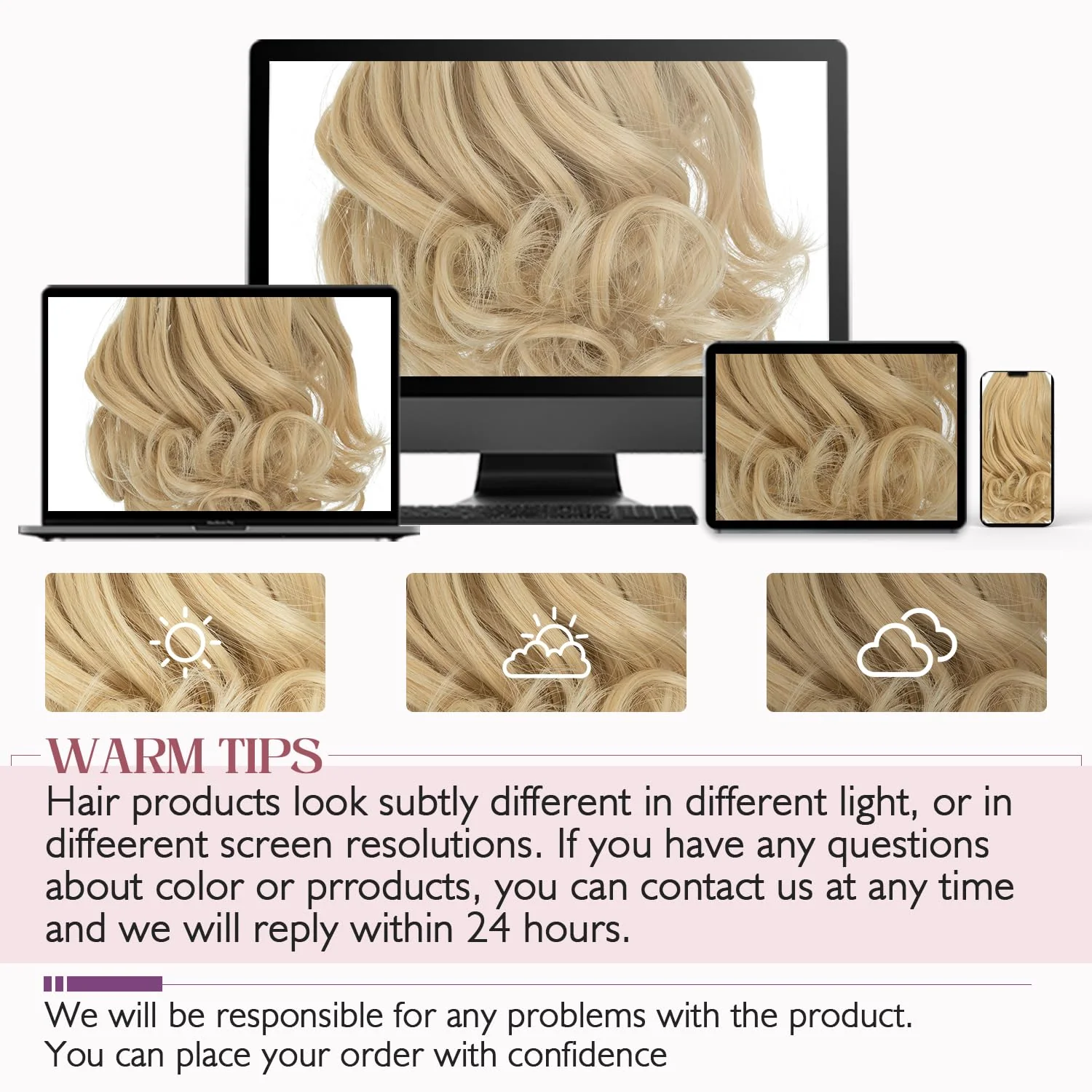 12” Short Curly Claw Ponytail Extension Clip In On Hairpiece - Image 14