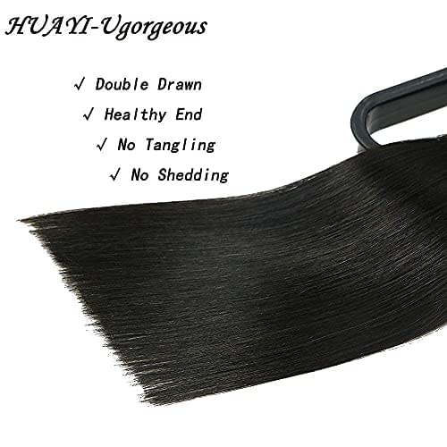 14-22" Clip In Brazilian Human Hair Extensions 120g 7pcs Set - Image 29