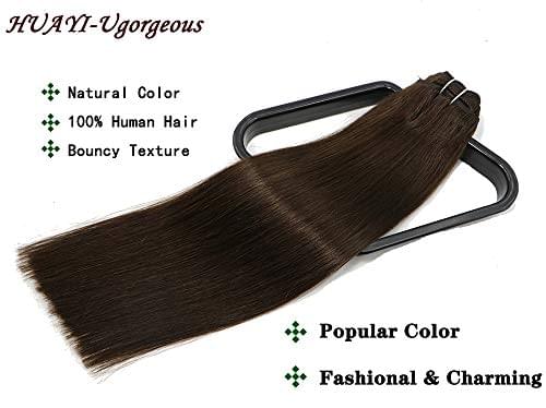 14-22" Clip In Brazilian Human Hair Extensions 120g 7pcs Set - Image 49