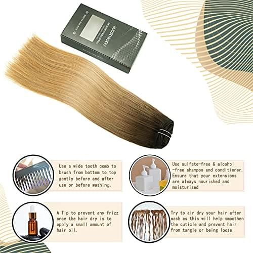 14-22" Clip In Brazilian Human Hair Extensions 120g 7pcs Set - Image 77
