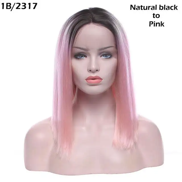 Reva | 14 inch straight lace front bob wig - Image 6