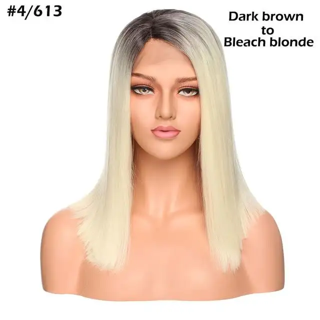Reva | 14 inch straight lace front bob wig - Image 9