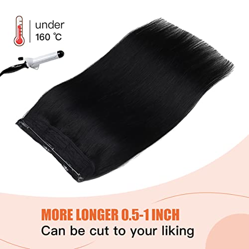 22 Inch Ombre Human Hair Wire Halo Hair Extension - Image 13