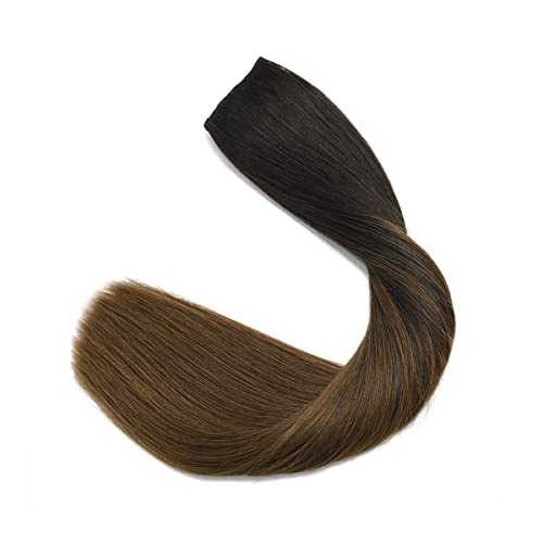 22 Inch Ombre Human Hair Wire Halo Hair Extension - Image 28