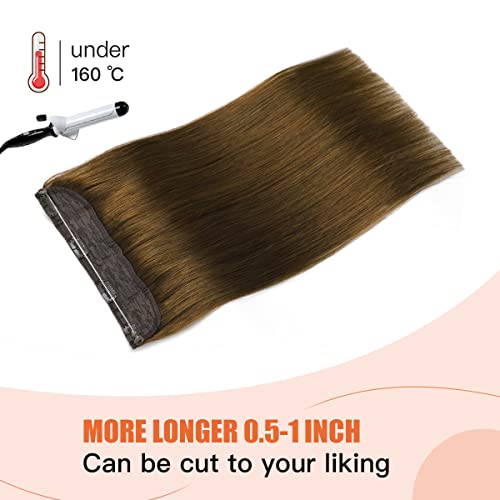 22 Inch Ombre Human Hair Wire Halo Hair Extension - Image 40
