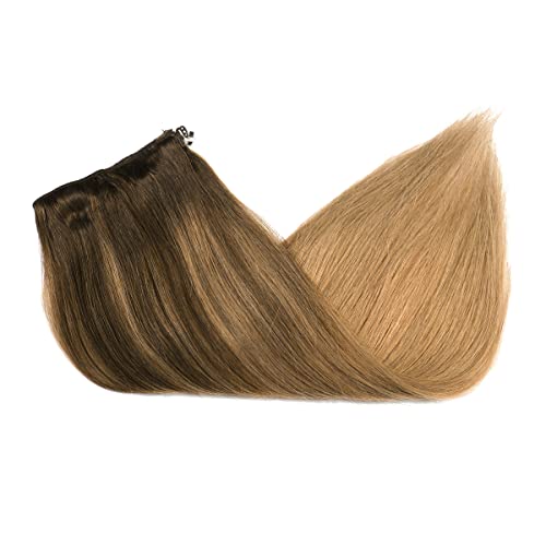 22 Inch Ombre Human Hair Wire Halo Hair Extension - Image 6