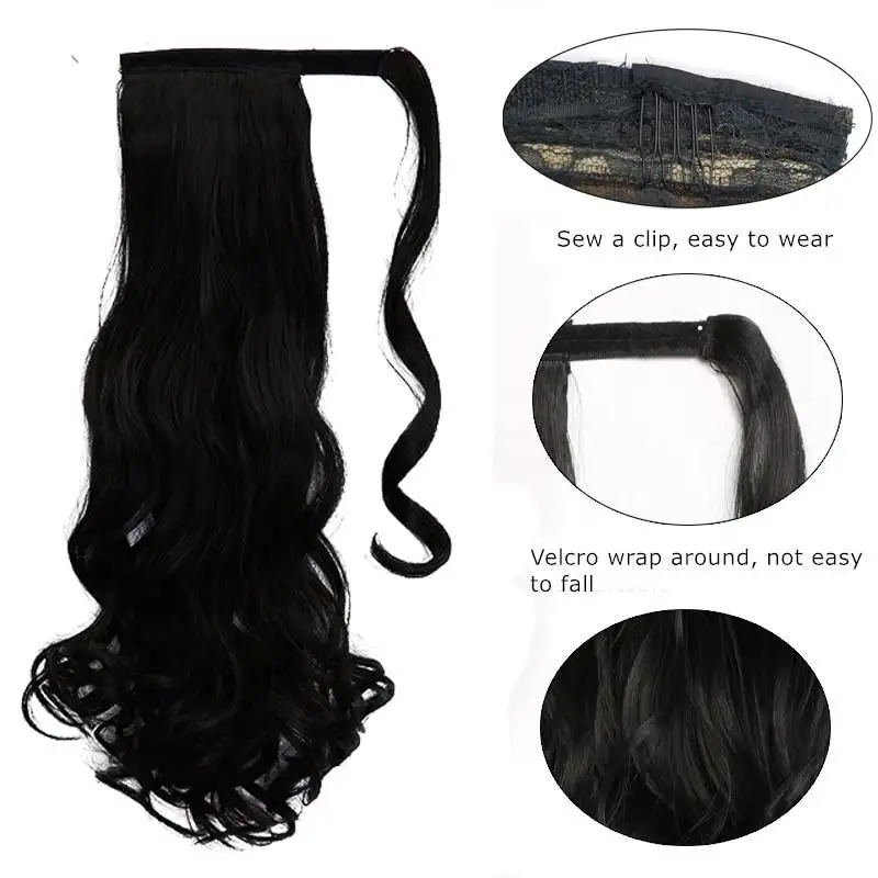 22 inch Wrap Around Ponytail Extension - Image 2