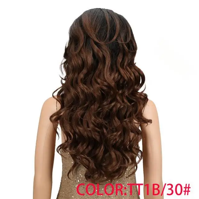 Reminy 24 Inch Heat Resistant Fiber Long Wavy Wig - Image 10