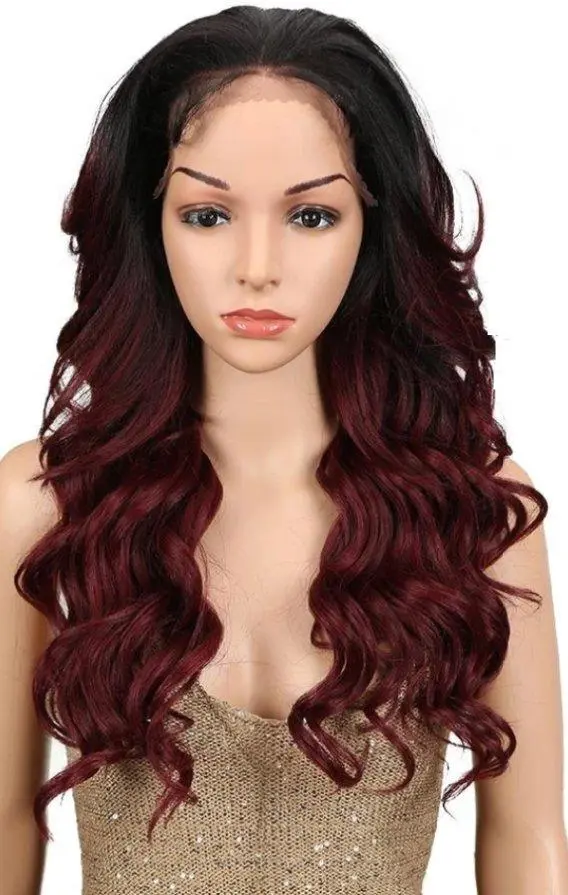 Reminy 24 Inch Heat Resistant Fiber Long Wavy Wig - Image 3