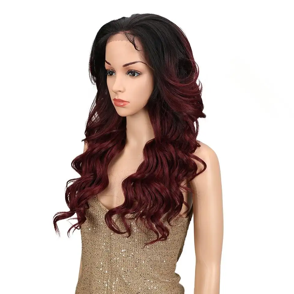 Reminy 24 Inch Heat Resistant Fiber Long Wavy Wig - Image 4
