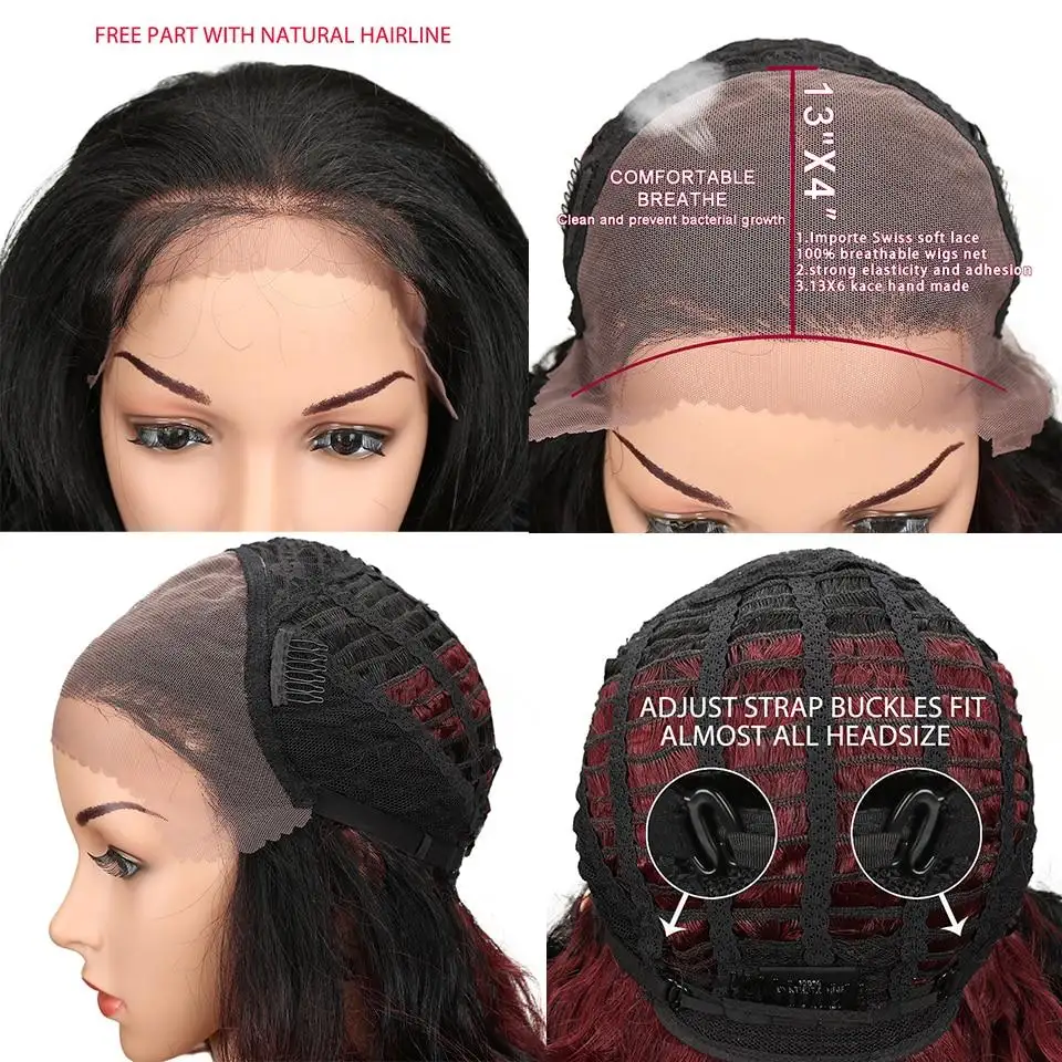 Reminy 24 Inch Heat Resistant Fiber Long Wavy Wig - Image 7