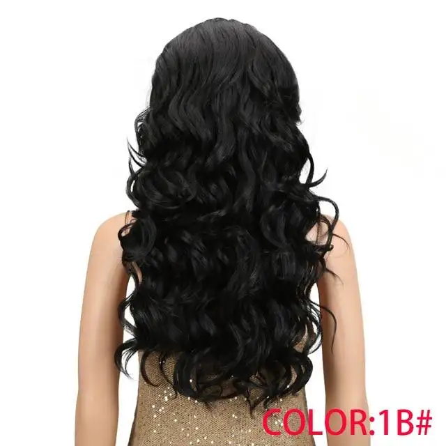 Reminy 24 Inch Heat Resistant Fiber Long Wavy Wig - Image 8
