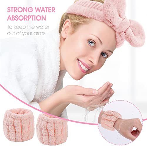 3 Pcs Spa Headband Wrist Washband Set - Image 7