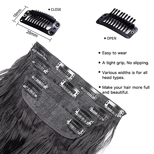 4pcs Clip in Synthetic Hair Extensions - Image 10