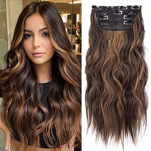 4pcs Clip in Synthetic Hair Extensions - Image 13