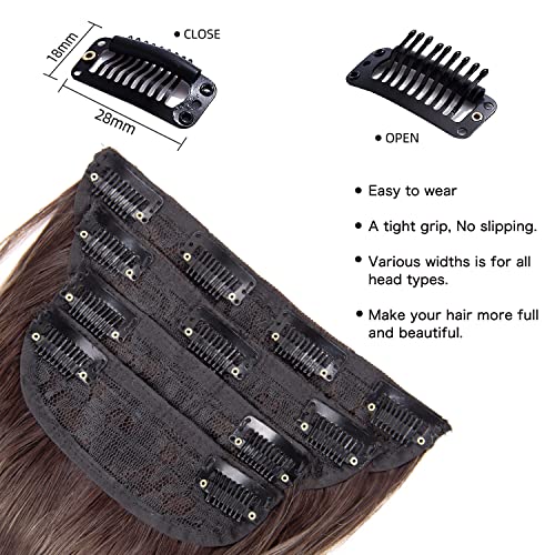 4pcs Clip in Synthetic Hair Extensions - Image 26