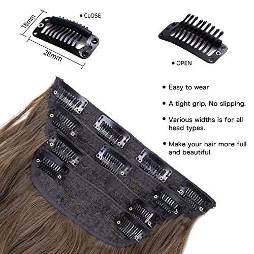 4pcs Clip in Synthetic Hair Extensions - Image 31