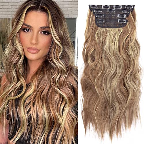 4pcs Clip in Synthetic Hair Extensions - Image 39