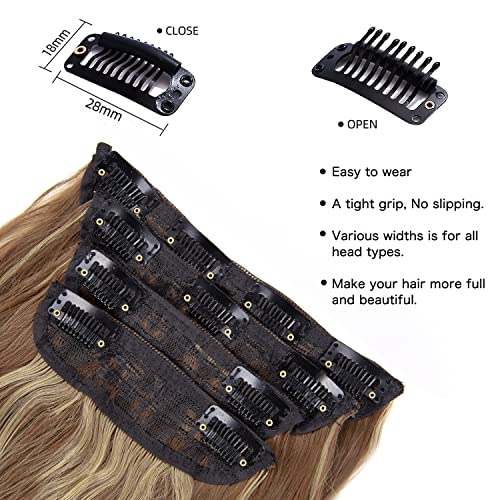 4pcs Clip in Synthetic Hair Extensions - Image 41