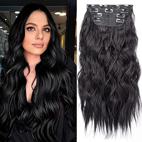 4pcs Clip in Synthetic Hair Extensions - Image 8