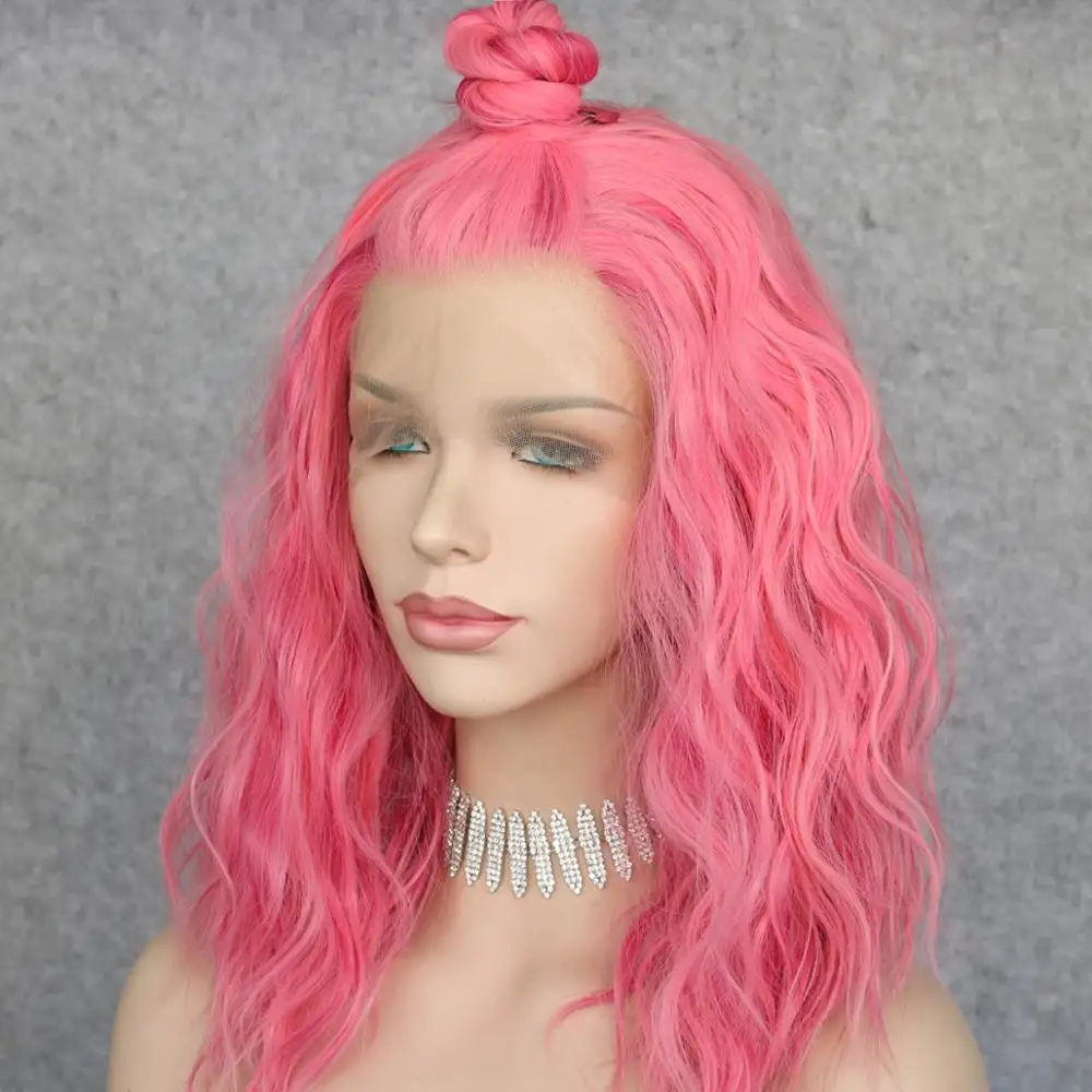 Aliyah Jane Mixed Pink Color Water Wave Wig - Image 3