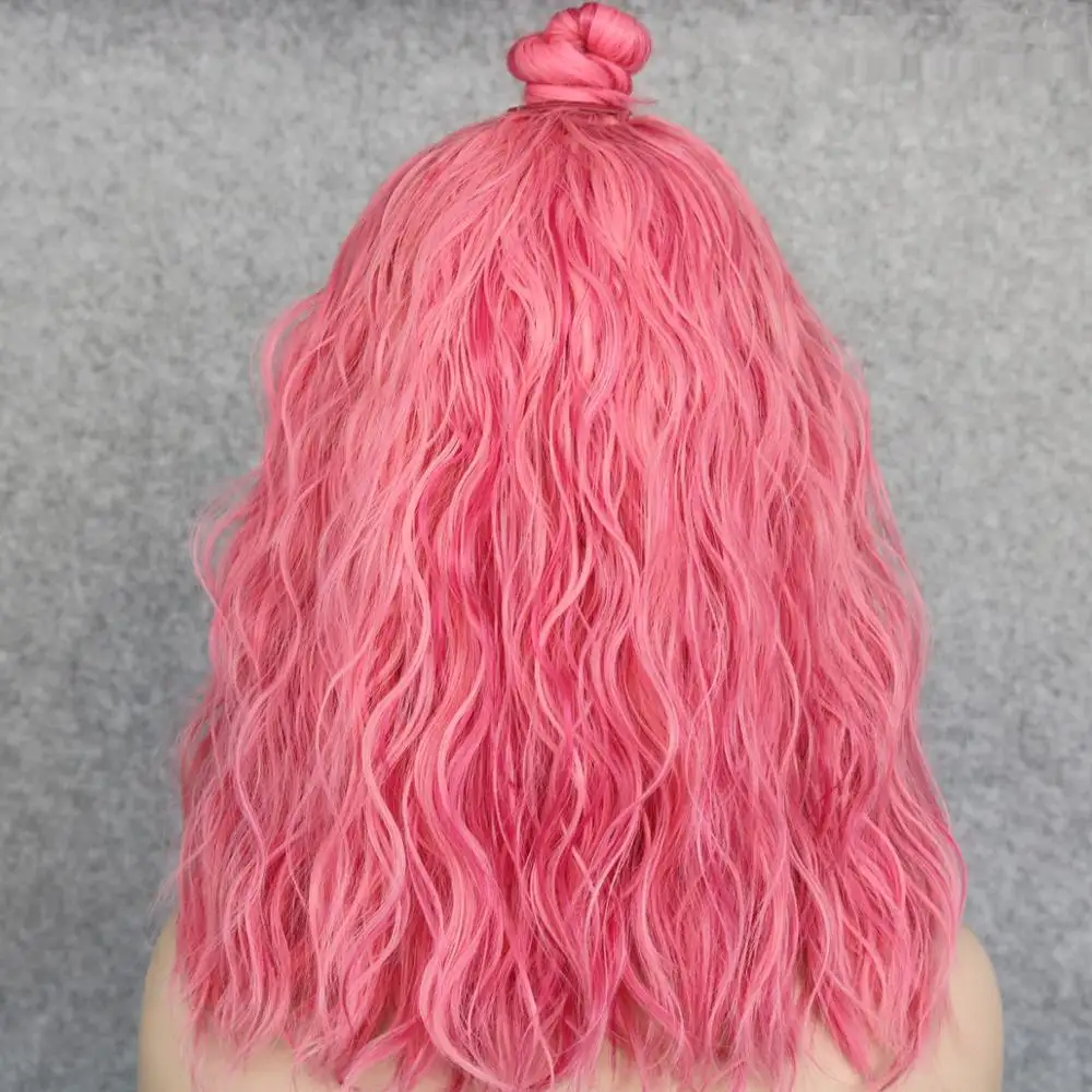 Aliyah Jane Mixed Pink Color Water Wave Wig - Image 4