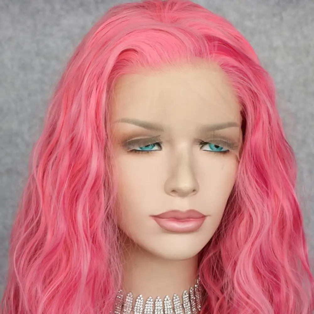 Aliyah Jane Mixed Pink Color Water Wave Wig - Image 5