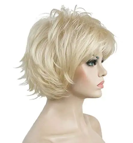 Angie Short Layered Synthetic Wig - Image 11