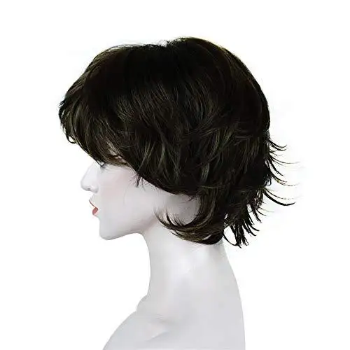 Angie Short Layered Synthetic Wig - Image 19