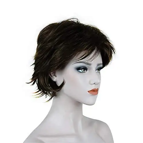Angie Short Layered Synthetic Wig - Image 22