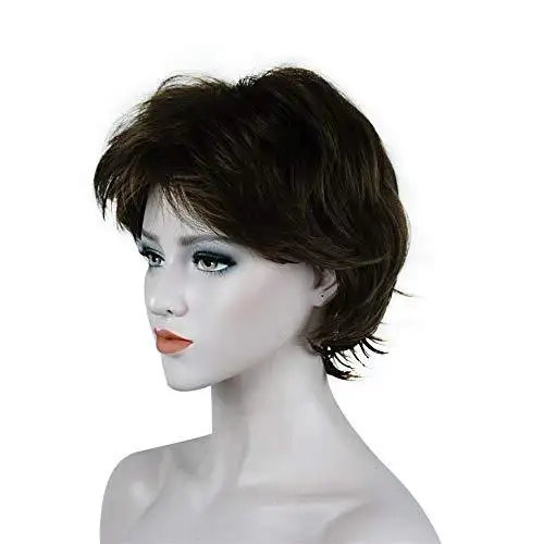 Angie Short Layered Synthetic Wig - Image 23