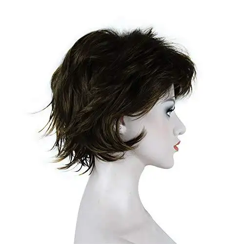 Angie Short Layered Synthetic Wig - Image 24