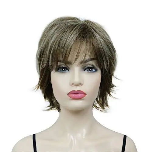 Angie Short Layered Synthetic Wig - Image 27